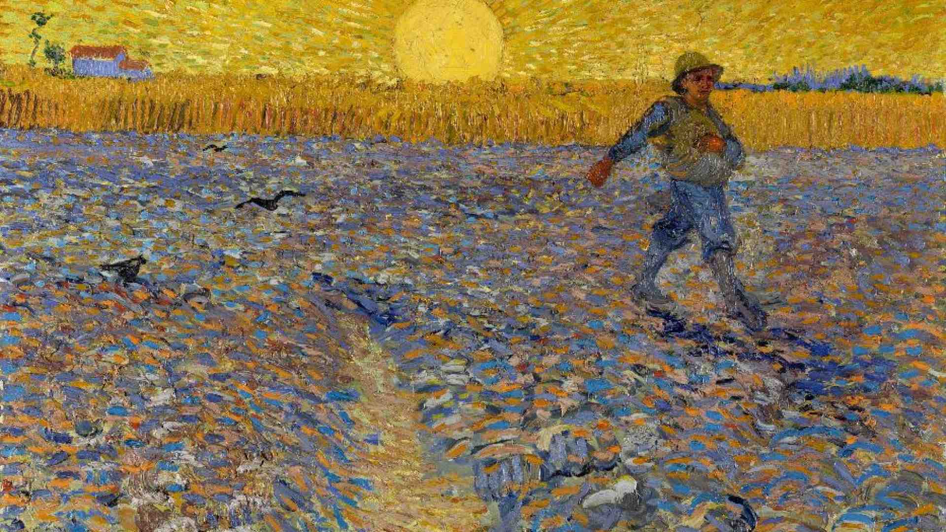 Immagine di Il grano, la terra, il sole: il Papa spiega il “Seminatore” di van Gogh