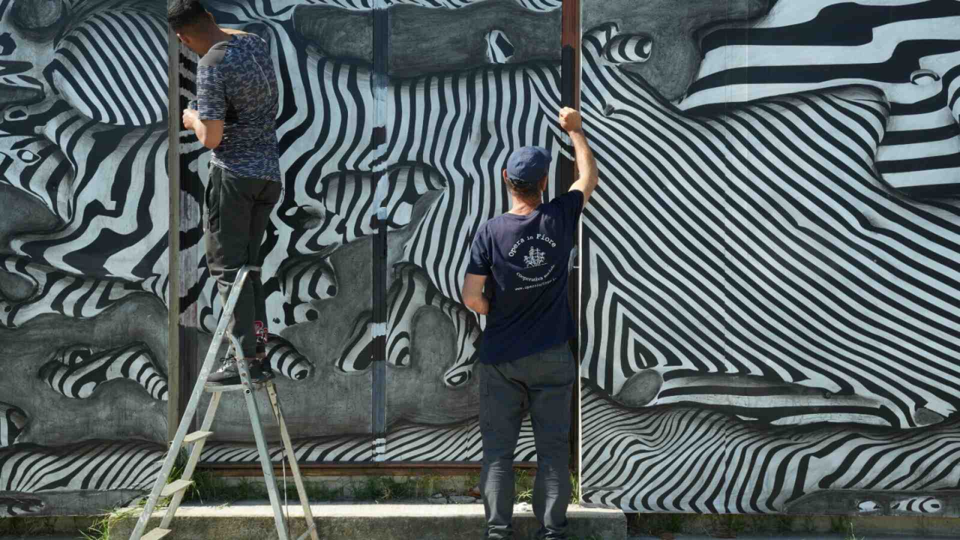 Immagine di L’arte vi farà (un po’) liberi. Storia di un bel murale nel carcere di Opera