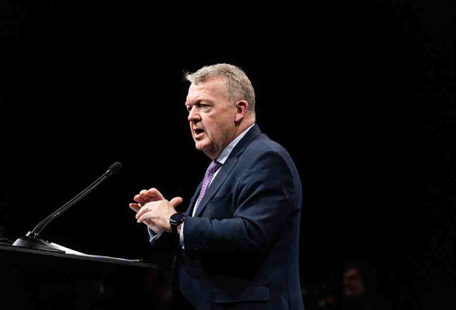 Il ministro degli Affari esteri danese Lars L&oslash;kke Rasmussen (Foto Getty)
