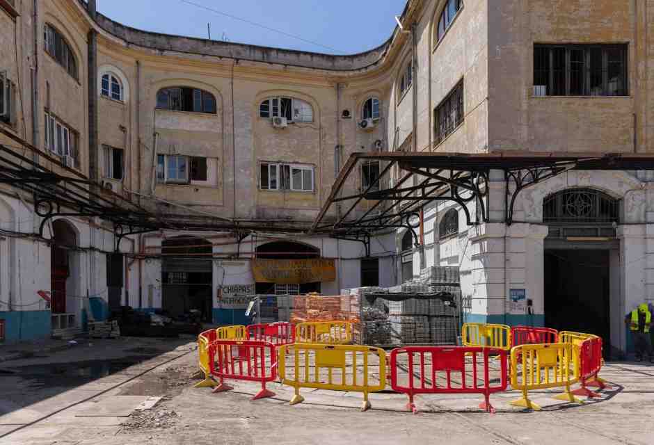 Un cantiere di un progetto legato al Pnrr, a Roma (foto Ansa)