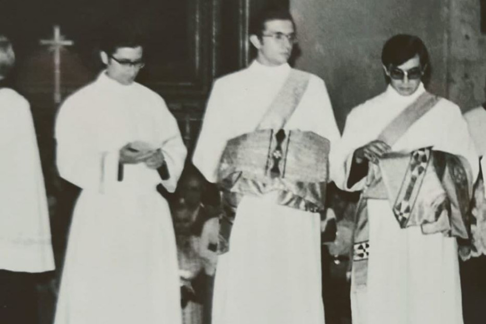 Petrocchi nel giorno della sua ordinazione sacerdotale - Arcidiocesi di L'Aquila