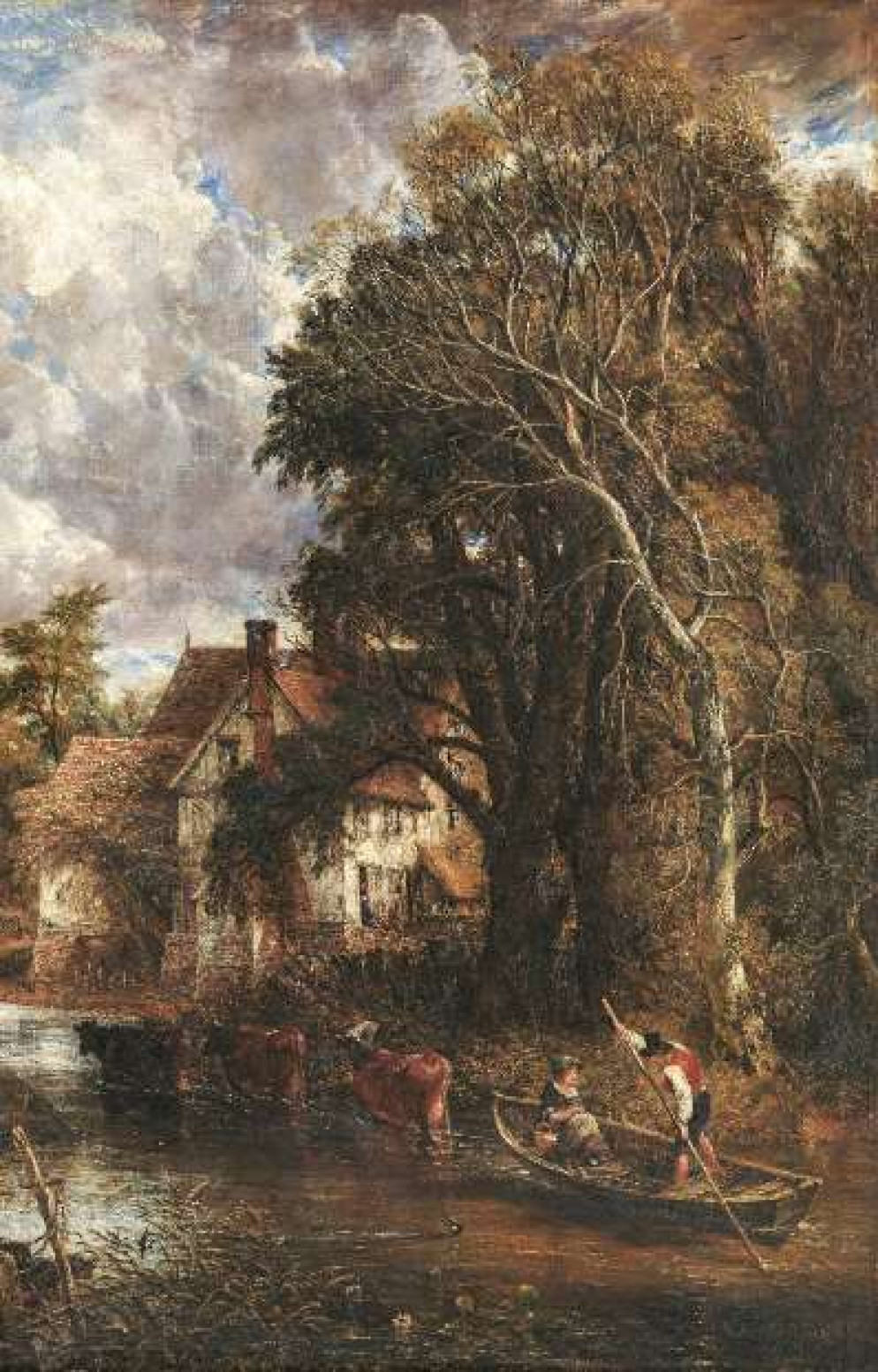 John Constable, “The Valley Farm”, 1835 (particolare) - dalla mostra "Paesaggi dell'anima" alla Reggia di Venaria Reale