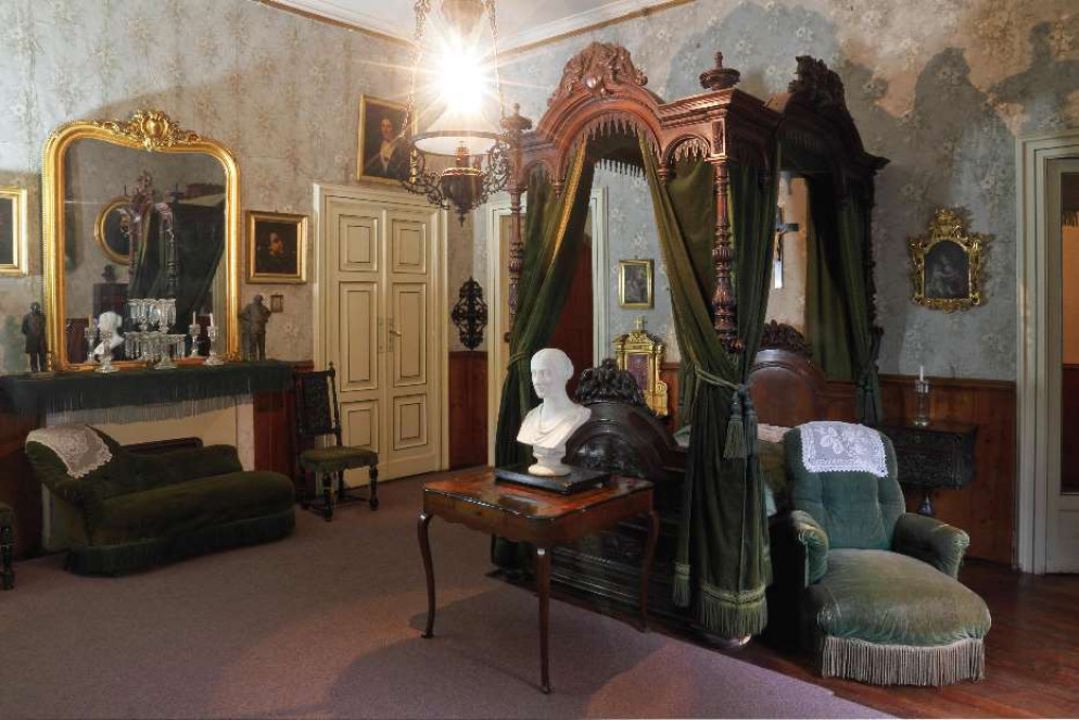 L'interno di Villa Verdi a Sant'Agata - Ansa