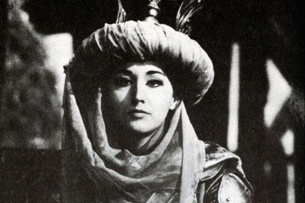 Paola Gassman in una foto di scena dell'Orlando Furioso televisivo (1975) - Wikimedia