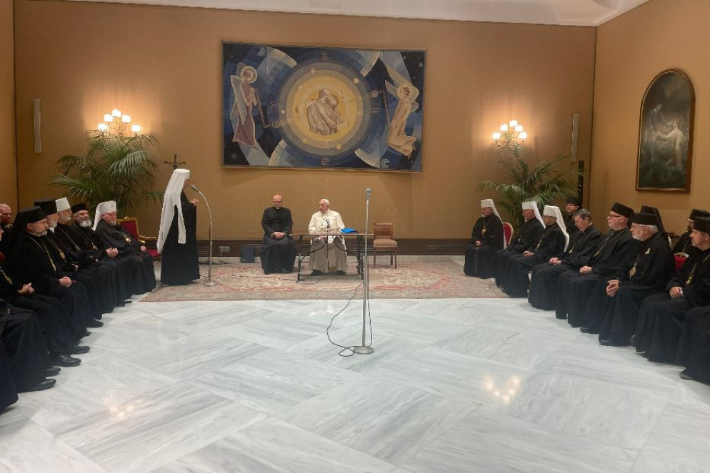 L'udienza di papa Francesco ai vescovi della Chiesa greco-cattolica ucraina - ugcc.ua