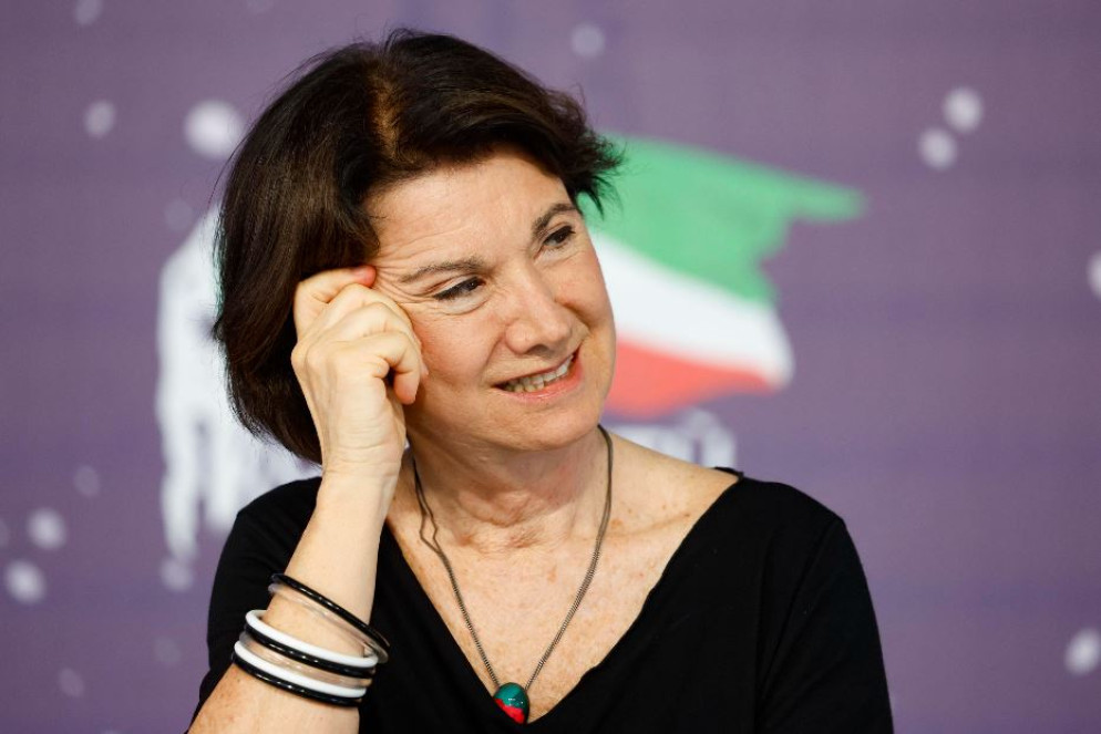Eugenia Roccella alla festa dei giovani di Fratelli d'Italia - Ansa