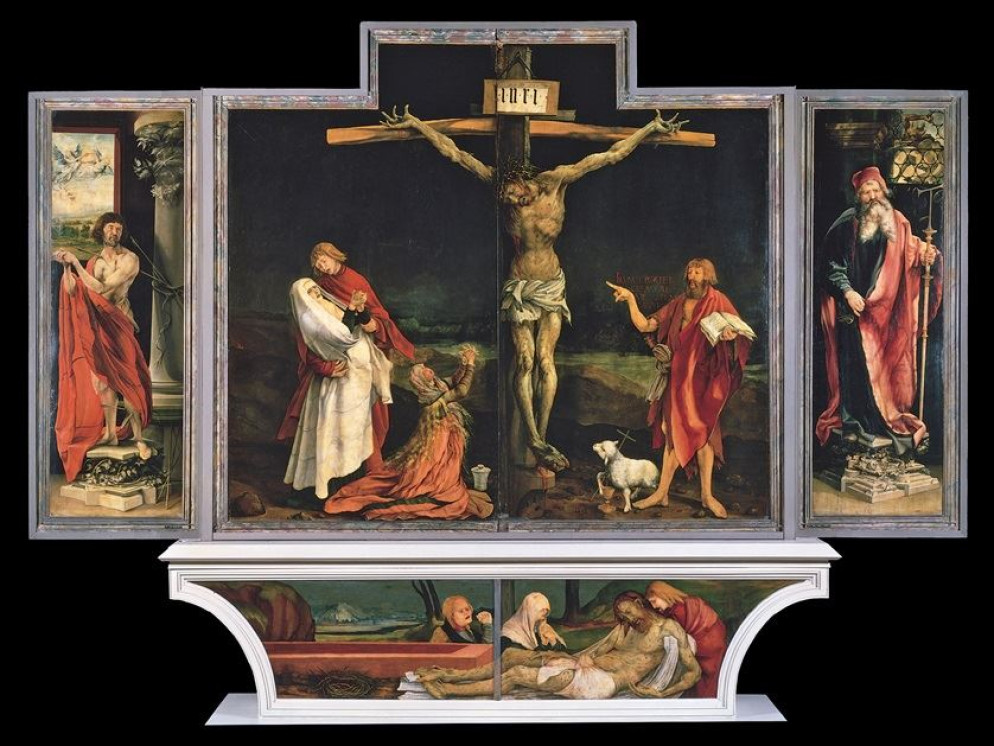 Matthias Grünewald, "Crocifissione", - WikiCommons