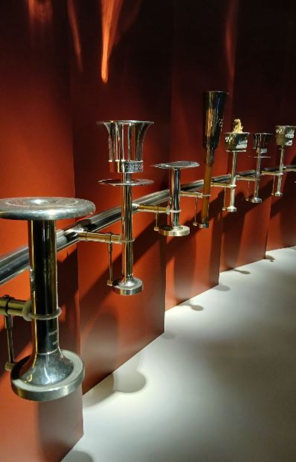 La Galleria delle Torce olimpiche al Museo Olimpico di Losanna - Daniele Zappalà