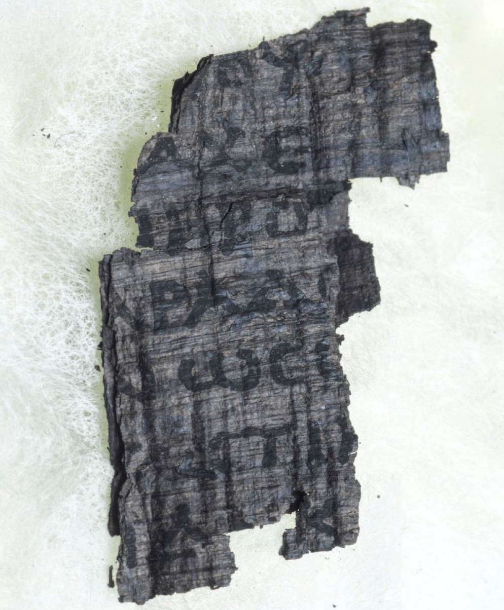 Frammento di uno dei rotoli - Andrew Brookes AB Still LTD