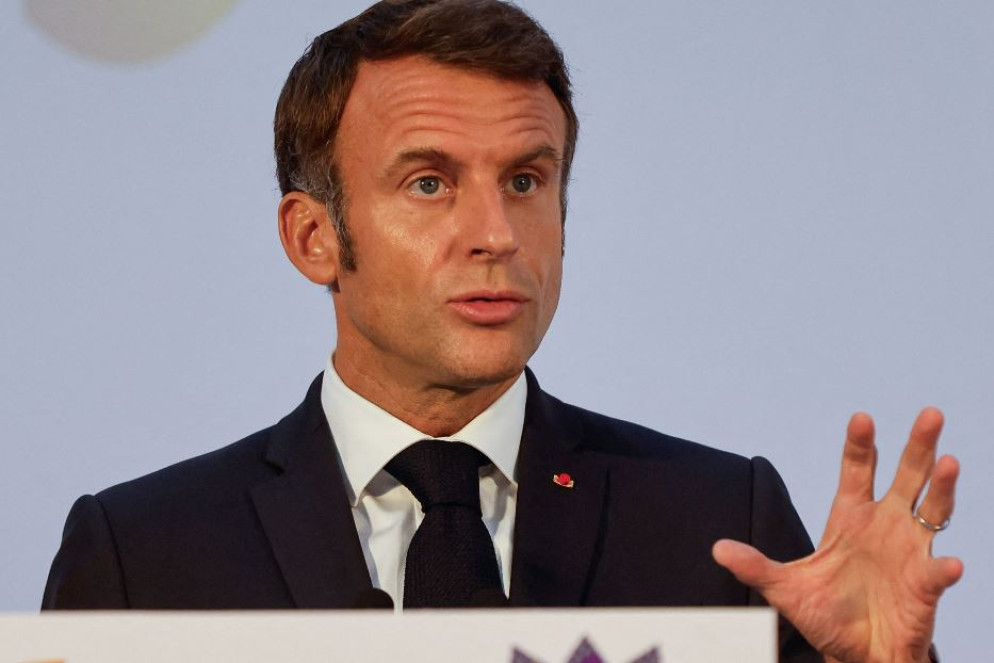 Il presidente francese Emmanuel Macron ha denunciato il "sequestro" dell'ambasciatore in Niger - REUTERS