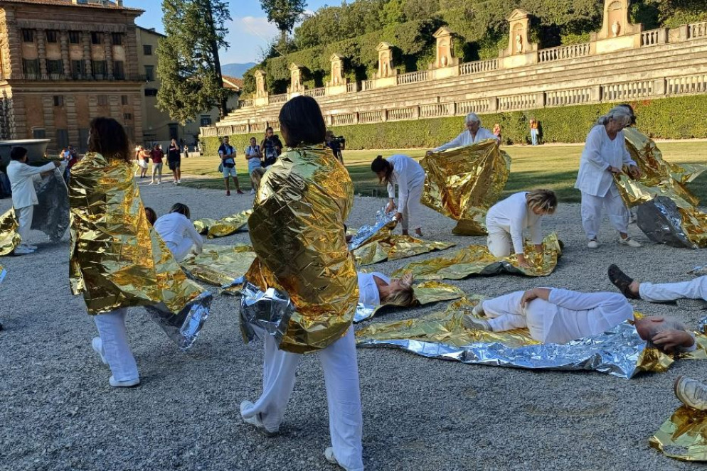 La quarta stazione dello spettacolo "L'Apocalisse a Boboli" da un'idea del direttore degli Uffizi Schmidt - Foto Mic - Gallerie degli Uffizi