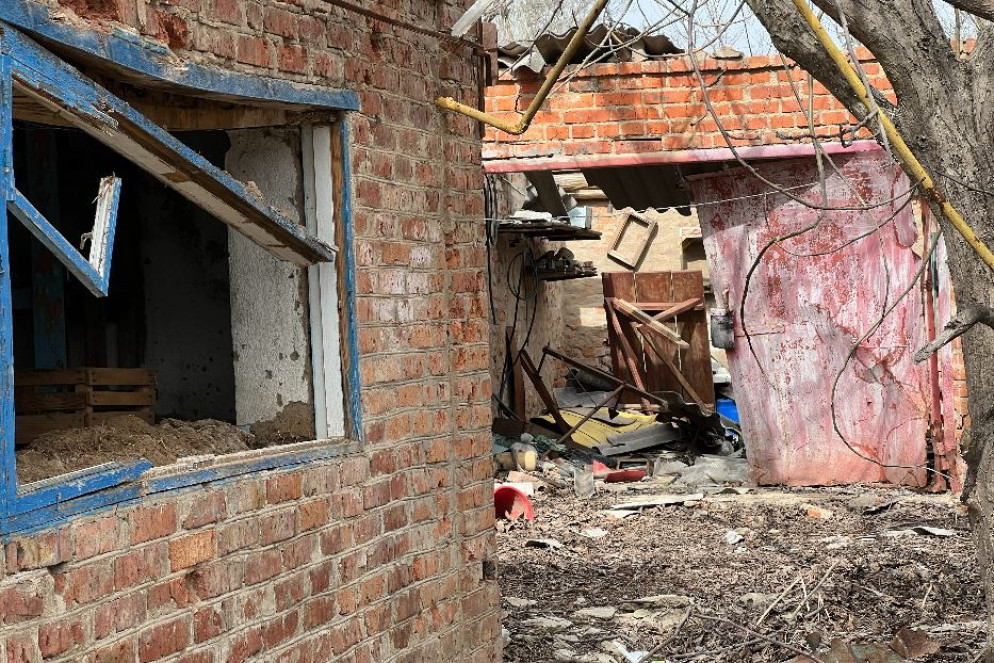 La distruzione nei villaggi intorno a Orikhiv - Gambassi