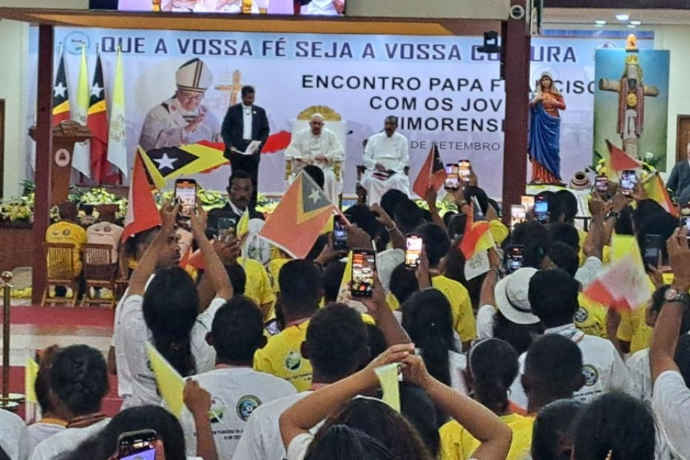 L'incontro del Papa con i giovani a Dili (Timor Est) - Pool Aigav