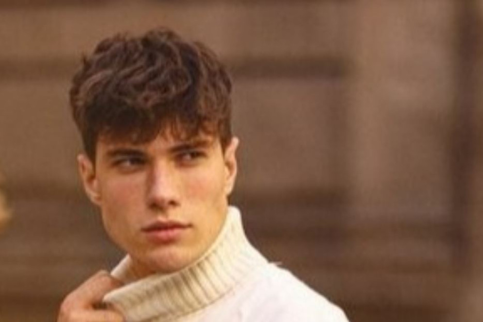 Edoardo Santini nella sua prima vita da modello - .