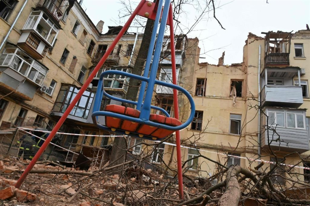 Distruzione a Vovchansk