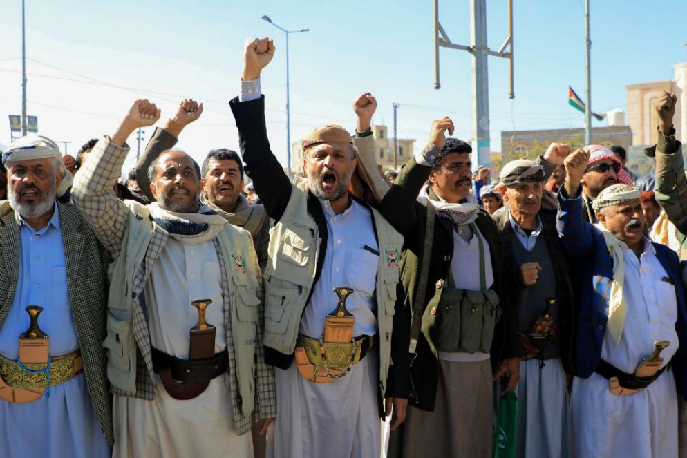 Manifestazioni anti Usa e Gran Bretagna a Sanaa capitale yemenita - Ansa