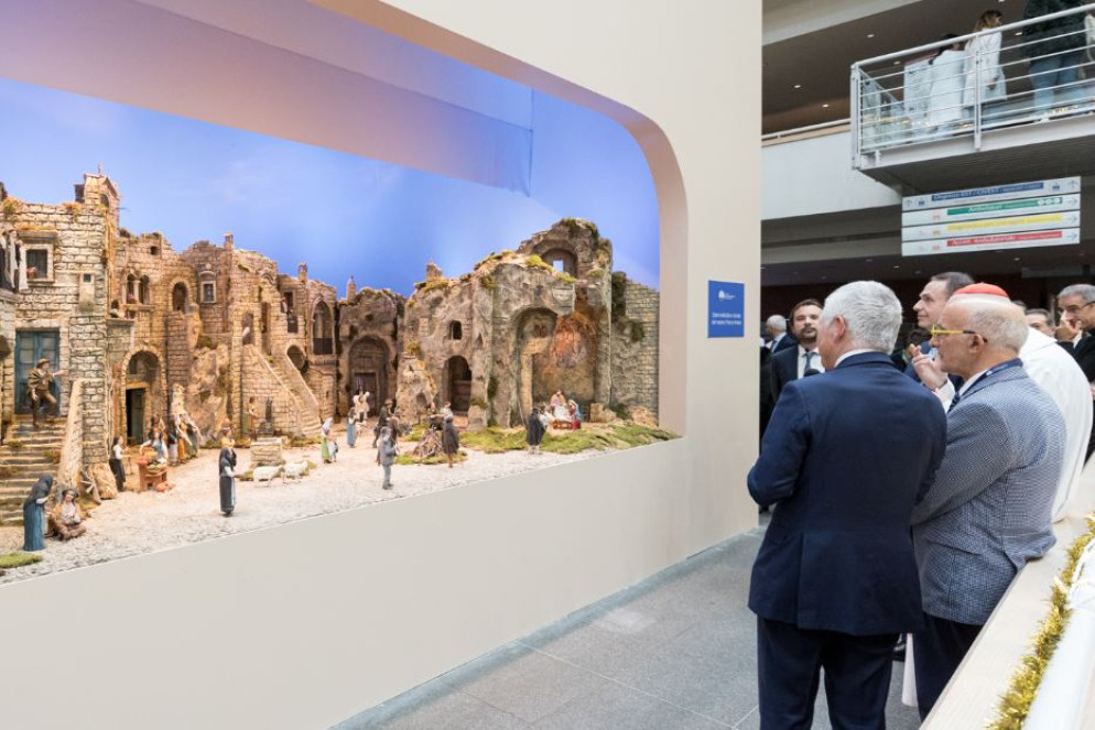 L'inaugurazione del presepe - Francesco Ferruzzi