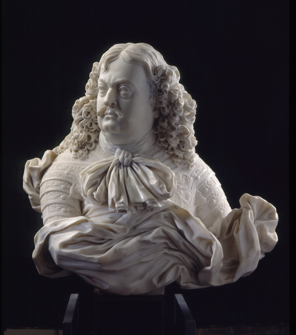 G.L. Bernini e bottega, "Ranuccio II Farnese" (Parma, Pilotta) - .