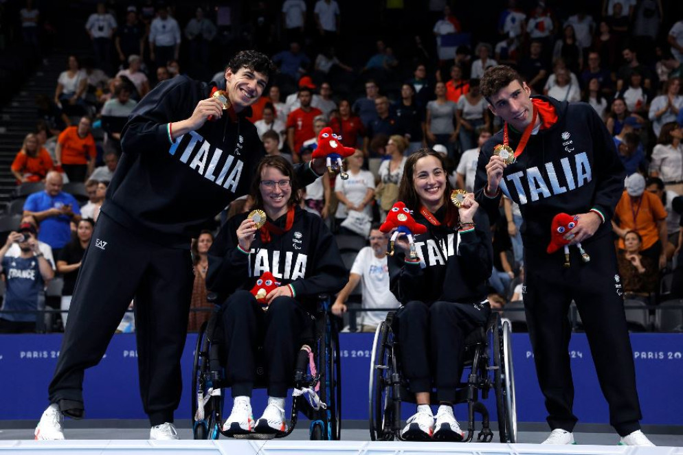 Simone Barlaam, Xenia Francesca Palazzo, Giulia Terzi e Stefano Raimondi - Reuters/Andrew Couldridge