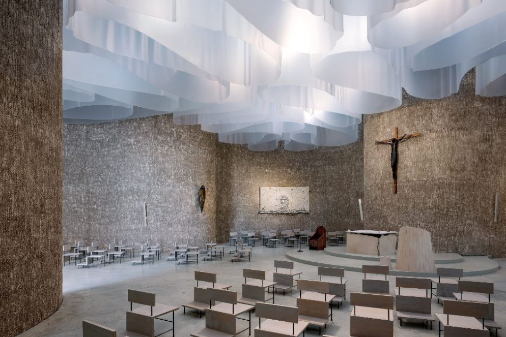 Mario Cucinella, chiesa del complesso parrocchiale di Santa Maria Goretti a Mormanno (Cosenza, Italia) - Duccio Malagamba