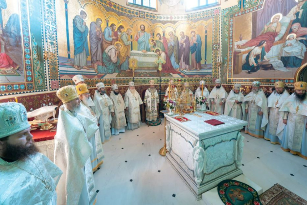 Una celebrazione della Chiesa ortodossa ucraina nel mirino della nuova legge che mette al bando le comunità ecclesiali legate a Mosca - church.ua