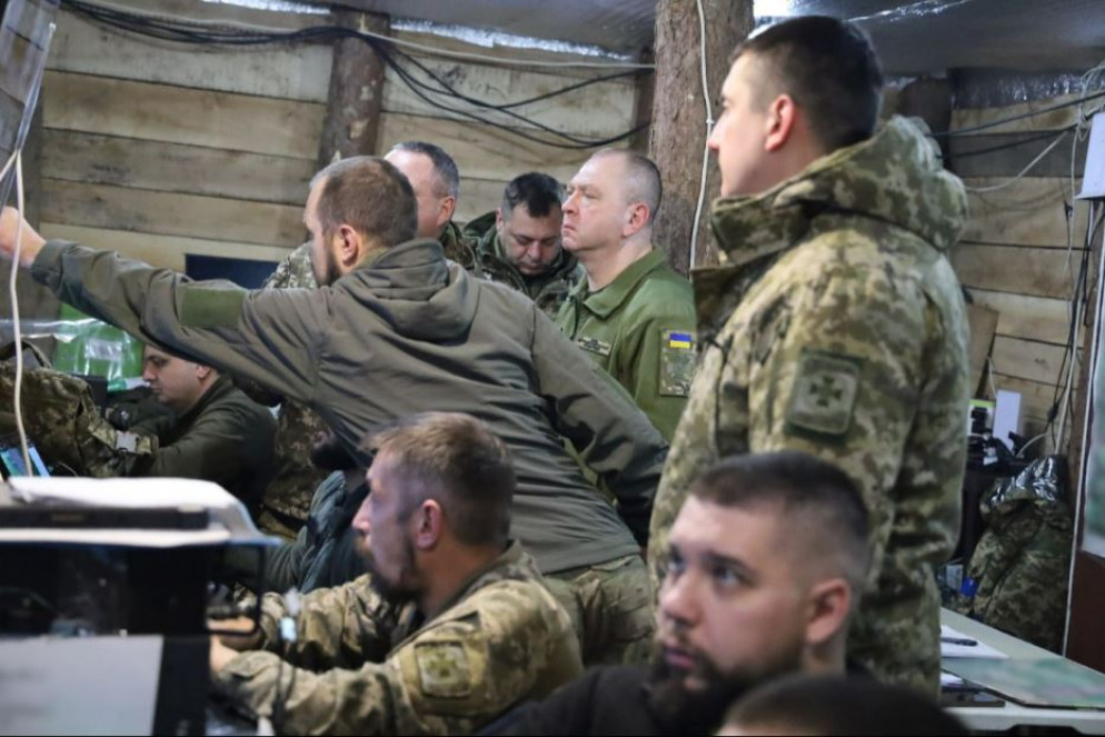 Le guardie di frontiera a Sumy che controllano il confine con la Russia - Telegram