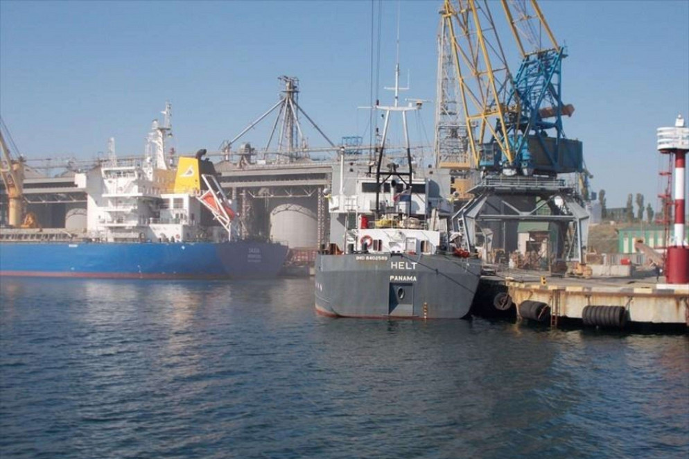 Il cargo Helt, affondato nel Mar Nero al largo di Odessa, di proprietà estone, batteva bandiera di Panama. E' quanto si ricava dal sistema di tracciamento Marine Trafic che segnalava l'ultima posizione a circa 20 miglia dal porto ucraino, 03 marzo 2022. - ANSA/ www.marinetraffic.com