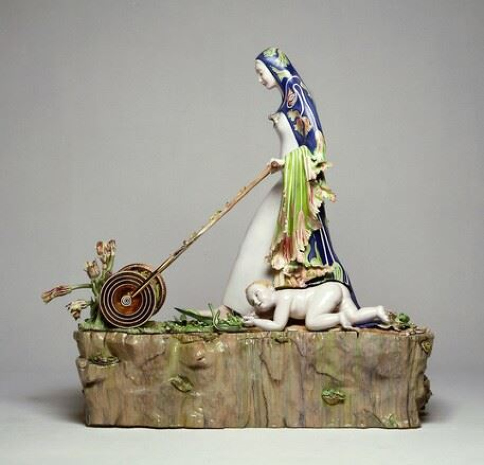 Bertozzi&Casoni, "Scegli il Paradiso" (1997), ceramica policroma - Ansa