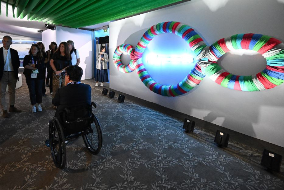 Casa Italia paralimpica con le opere di Michelangelo Pistoletto - Cip/Bizzi
