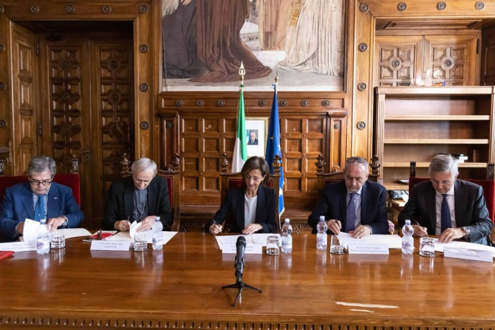 La firma del protocollo al Ministero della Giustizia - Siciliani-Gennari/CEI