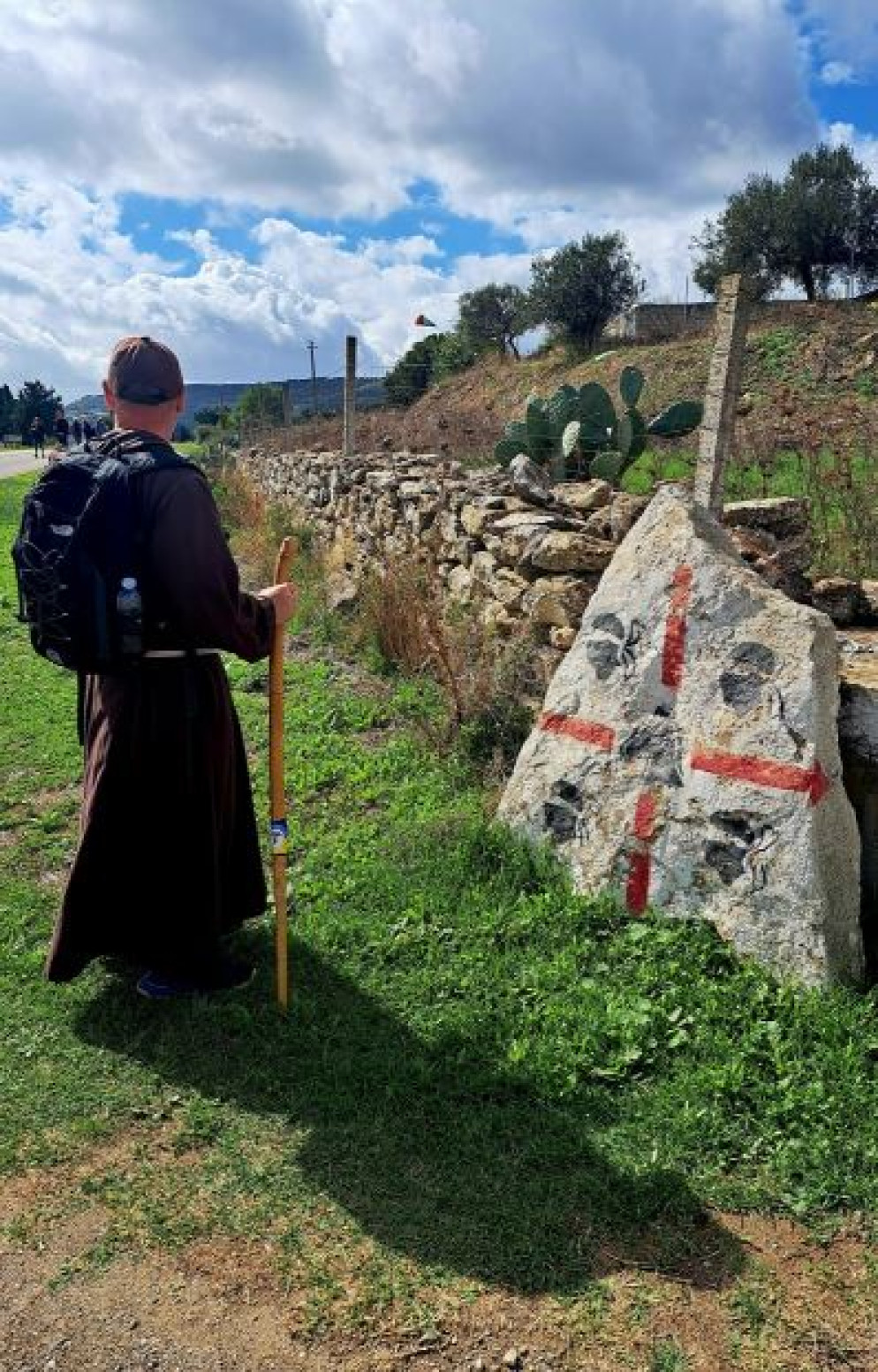 Fra Fabrizzio COngiu sul Cammino francescano di Sardegna - G.Matarazzo