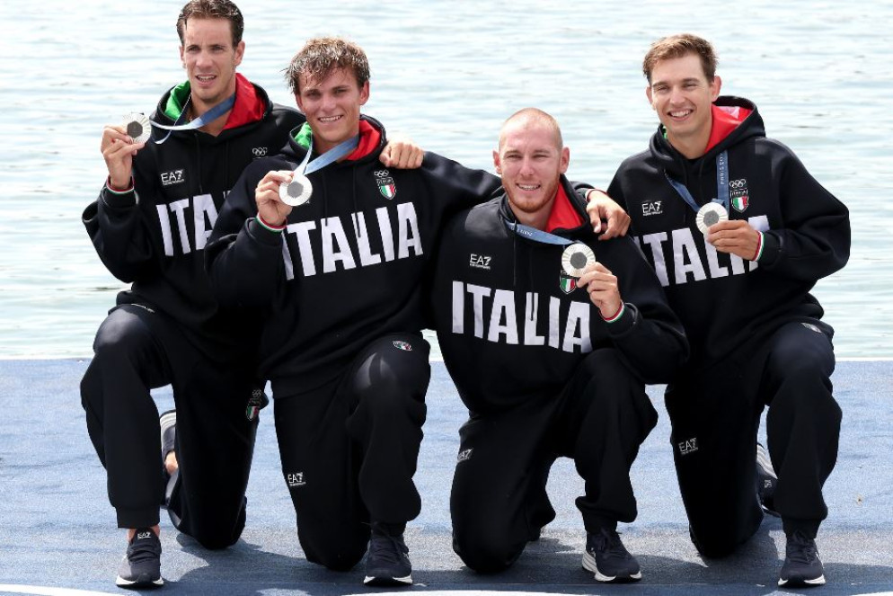 Luca Chiumento, Luca Rambaldi, Andrea Panizza e Giacomo Gentili - Epa/Ali HAider