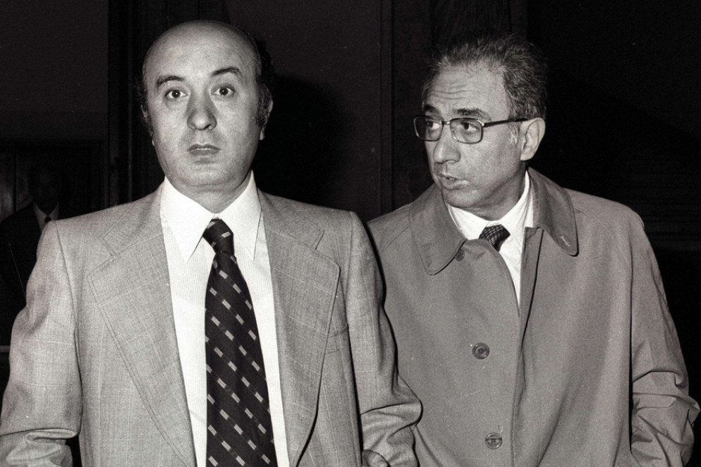 Francesco Cossiga con Ciriaco de Mita, - Ansa