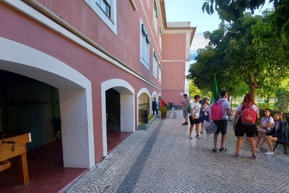Uno degli spazi comuni di Casa Italia