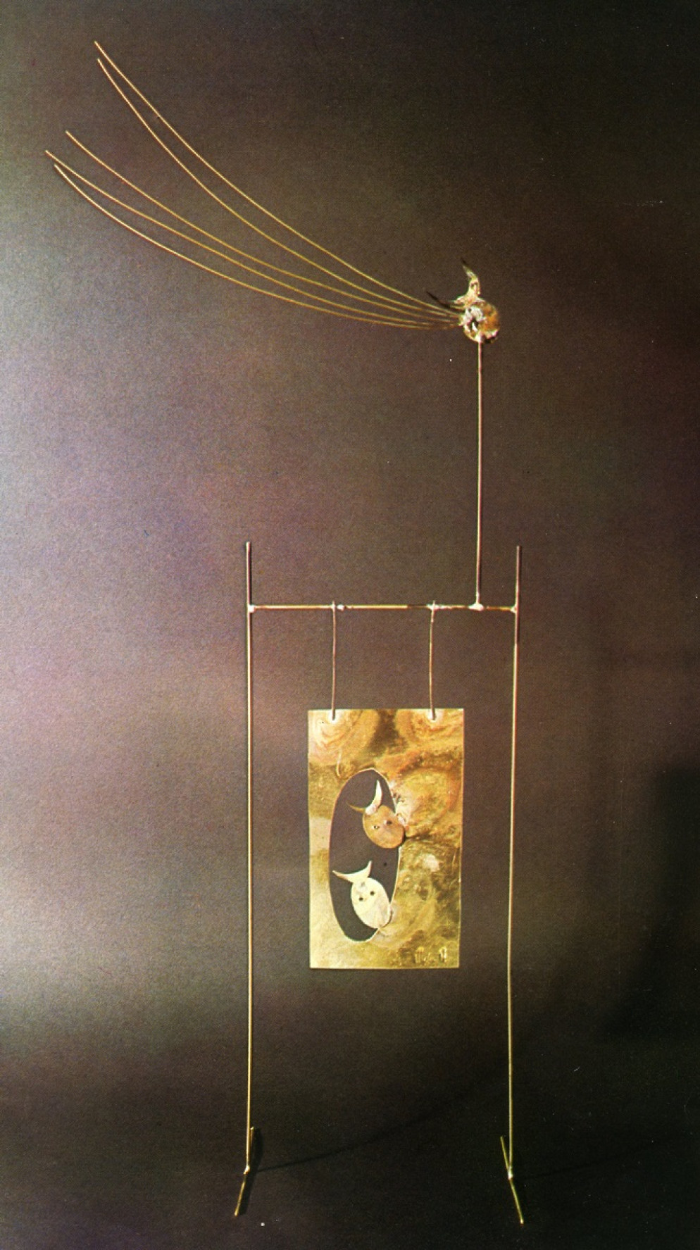 Fausto Melotti, "Presepe2, 1972, ottone. Collezione Fiorella Minervino - © Eredi Melotti, Milano, by Siae 2021 / © Fondazione Fausto Melotti, 2021 / Courtesy Hauser & Wirth