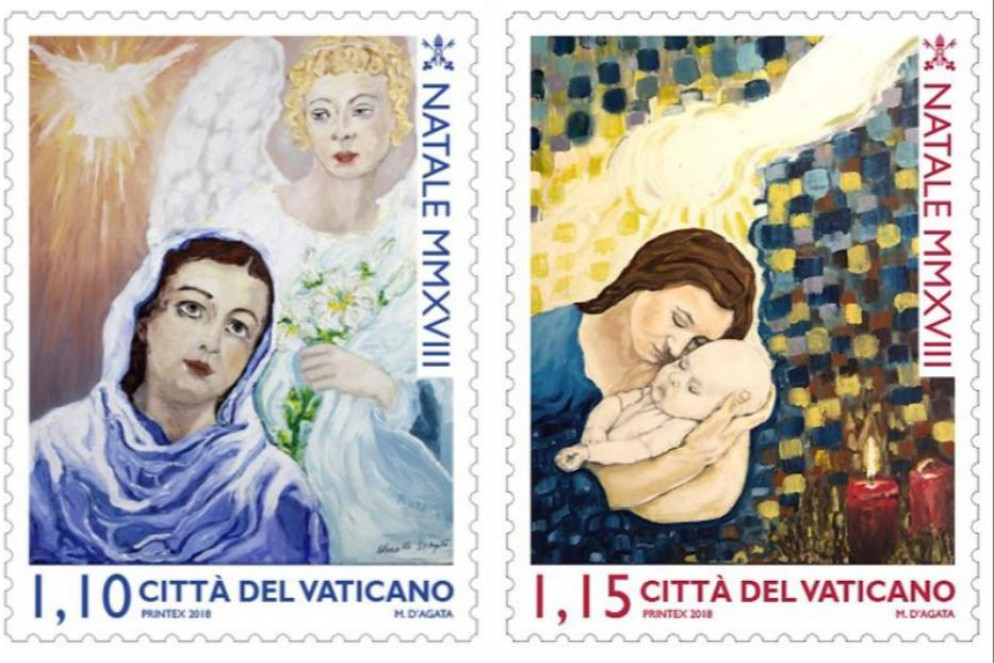 I francobolli vaticani tratti dai suoi dipinti