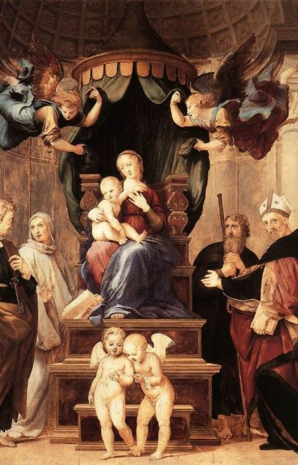 La Madonna del Baldacchino di Raffaello torna a Pescia - Pubblico dominio, Wikimedia