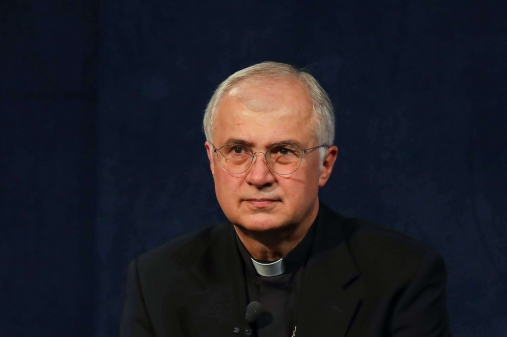 L’assistente ecclesiastico generale dell’Università Cattolica del Sacro Cuore di Milano, il vescovo Claudio Giuliodori - Collaboratori