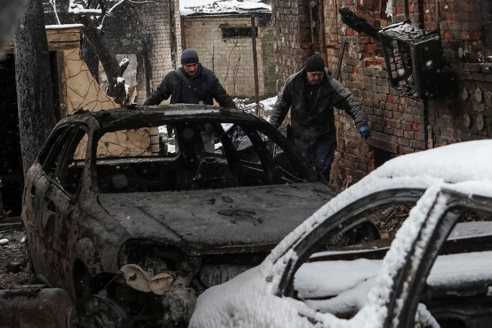 La devastazione delle case a Kharkiv dove sono morte sette persone per un raid di droni russi - Reuters