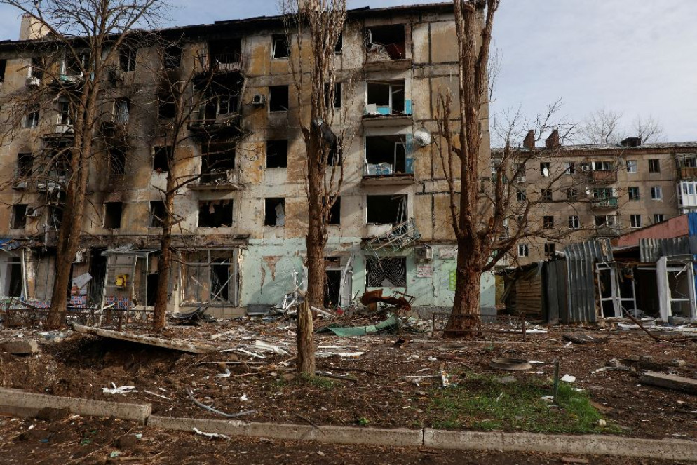 Gli edifici distrutti ad Avdiivka nella regione di Donetsk - Reuters