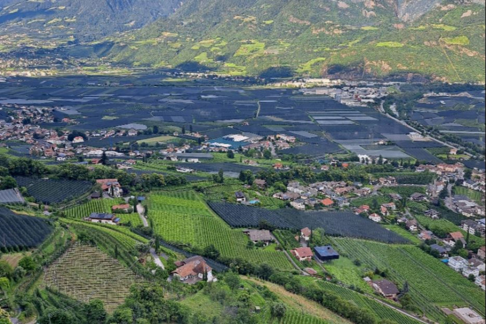 La piana di Lana fra meleti e vigneti - G.Matarazzo