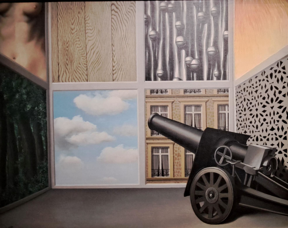 "Sulla soglia della libertà", un dipinto di René Magritte del 1930 - Rotterdam, Museo Boijmans Van Beuningen