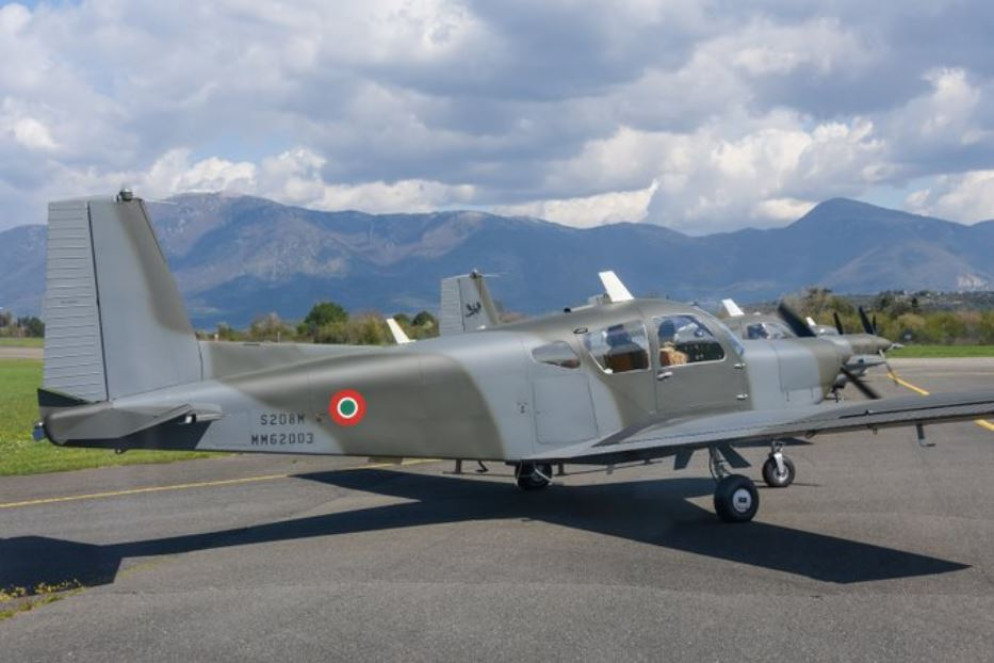 Un aereo U-208 del 60° Stormo come quelli caduti - Aeronautica Militare
