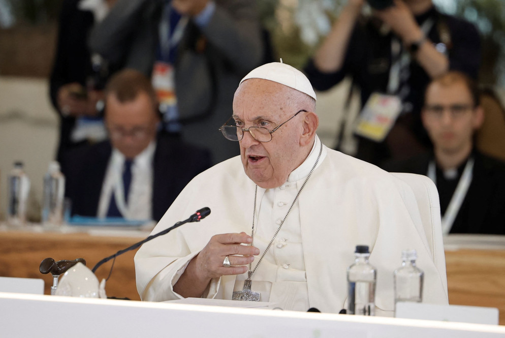Il Papa parla ai grandi del mondo - Reuters