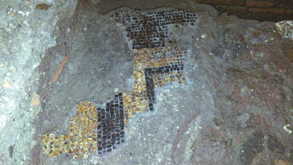 Mosaico dell'area della Porticus Minucia - Soprintendenza Speciale di Roma