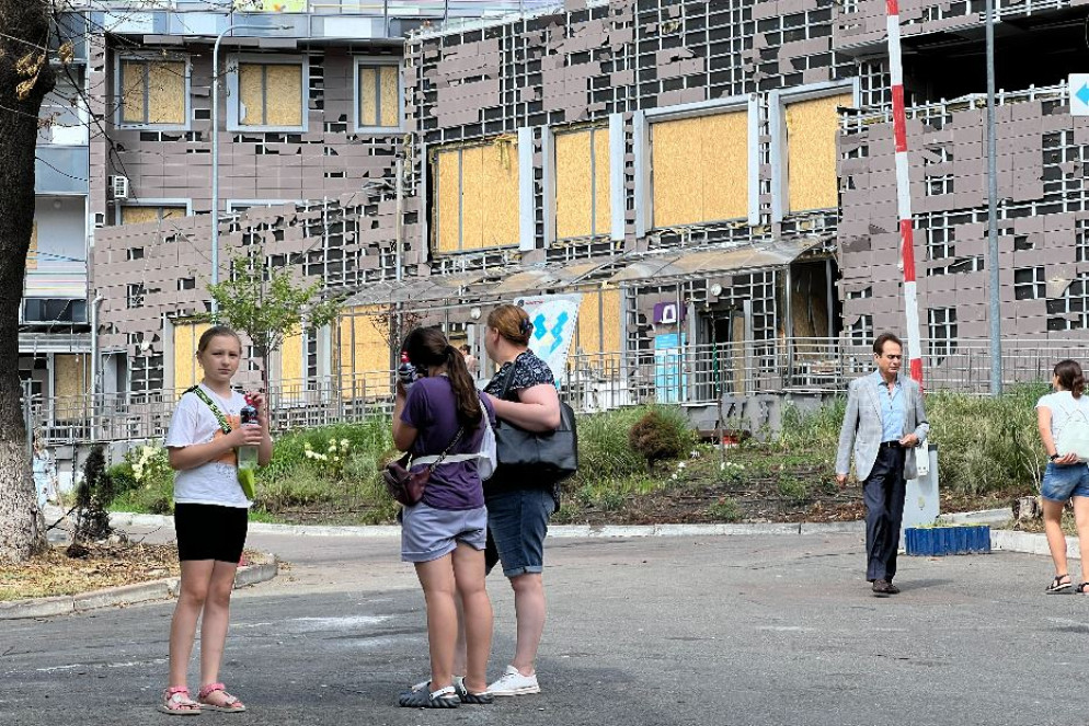 I piccoli pazienti tornano nell’ospedale pediatrico di Kiev bombardato - Gambassi