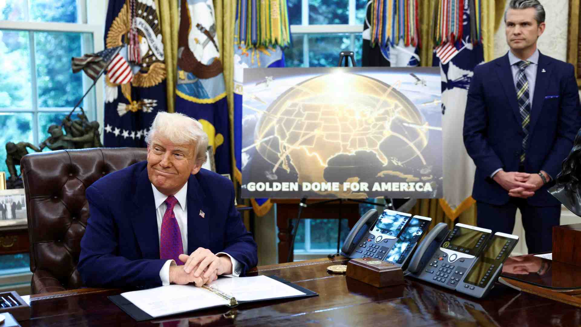 Immagine di Trump “copia” Israele e lancia il suo Golden Dome