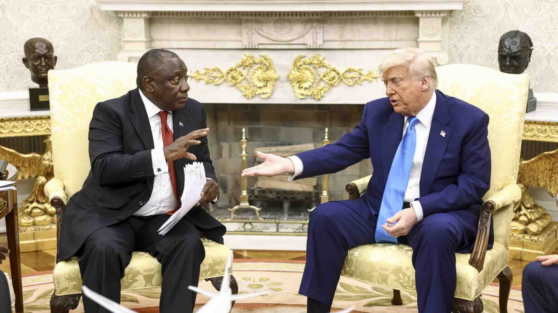 Immagine di La mezza imboscata di Trump a Ramaphosa nello Studio Ovale