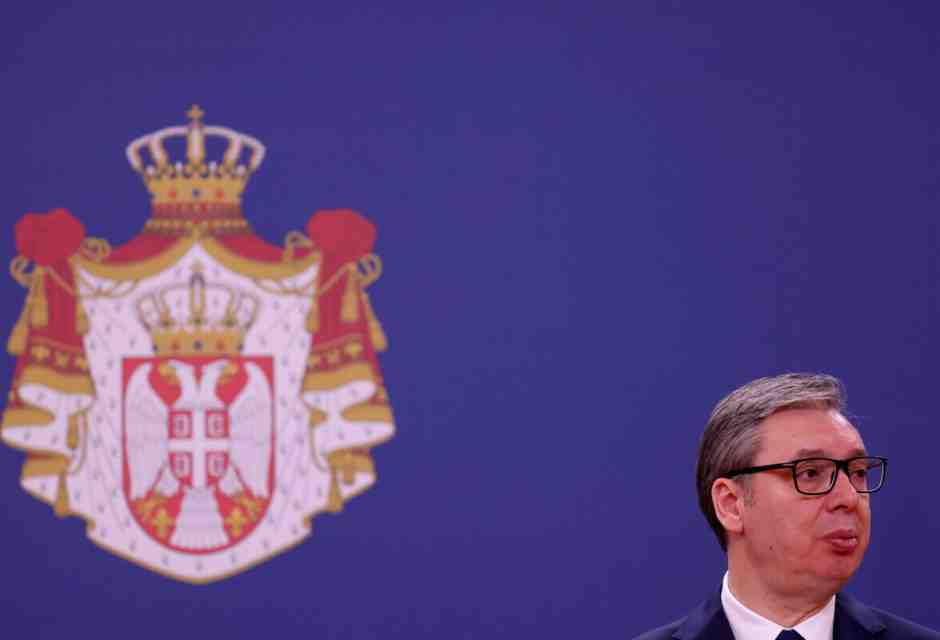 Aleksandar Vucic, presidente della Serbia (foto ANSA)