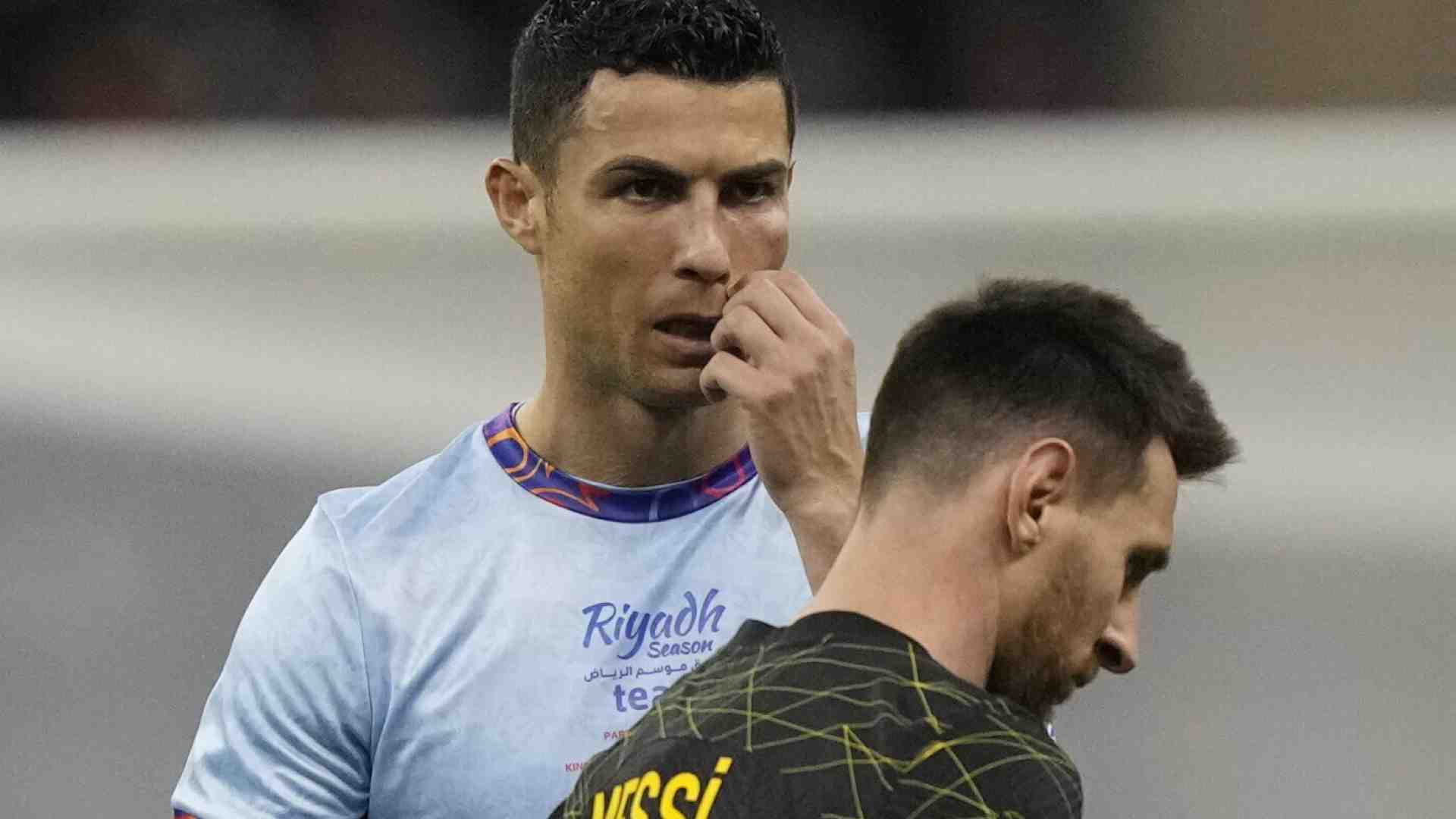 Immagine di Cristiano Ronaldo e Lionel Messi, condannati a giocare in eterno